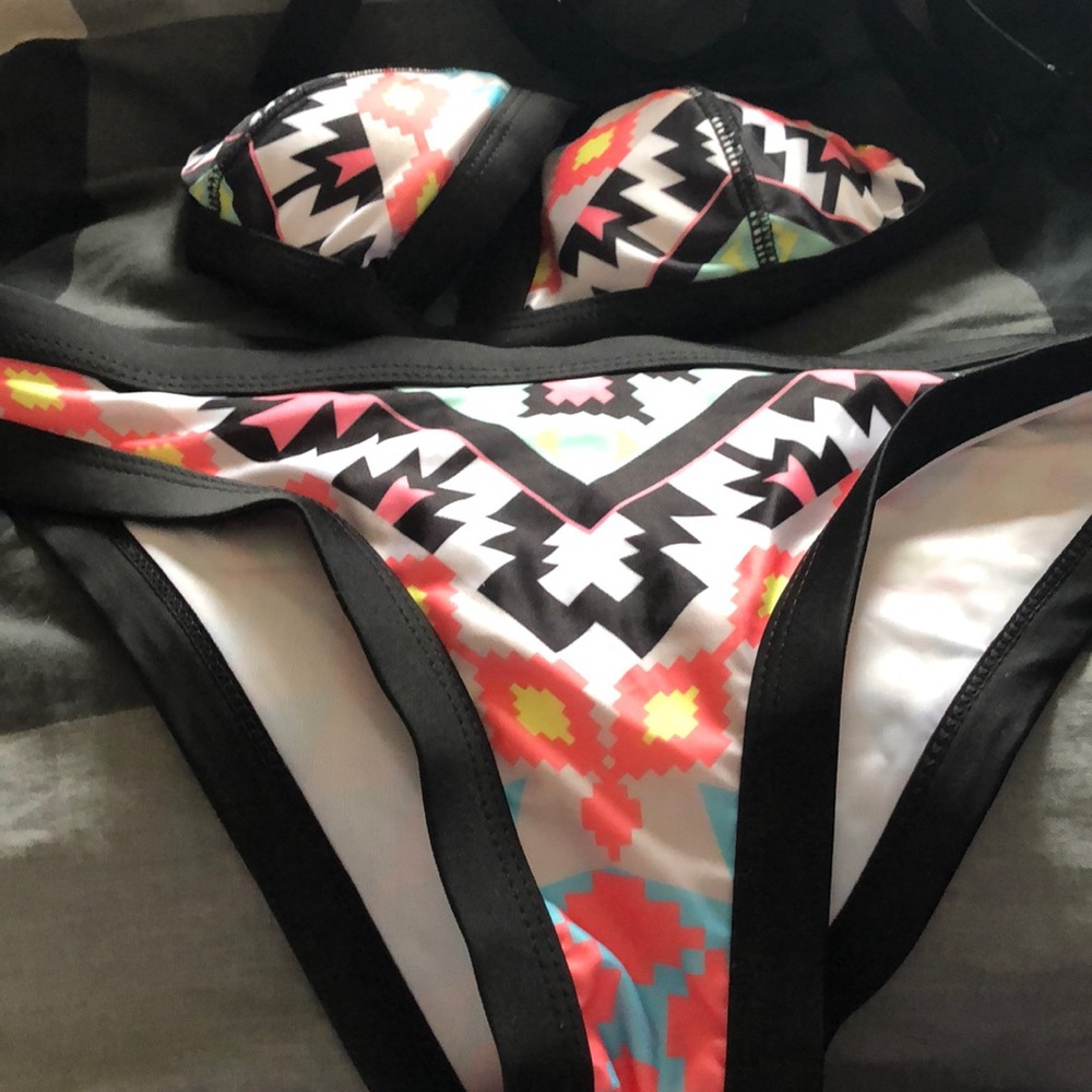 Aztec looking Bathing suit
